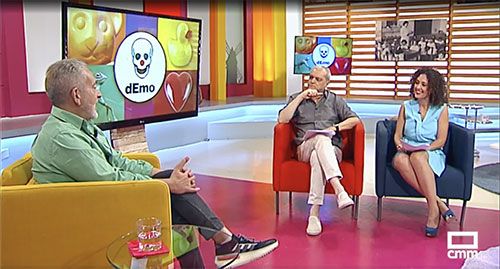 Entrevista a dEmo en la TV de Castilla La Mancha en 2024